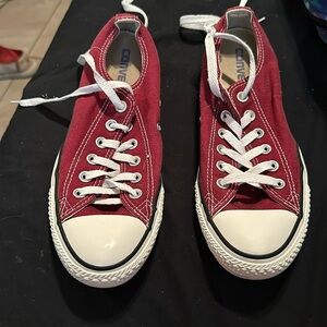 Maroon Converse. Women’s Size 8